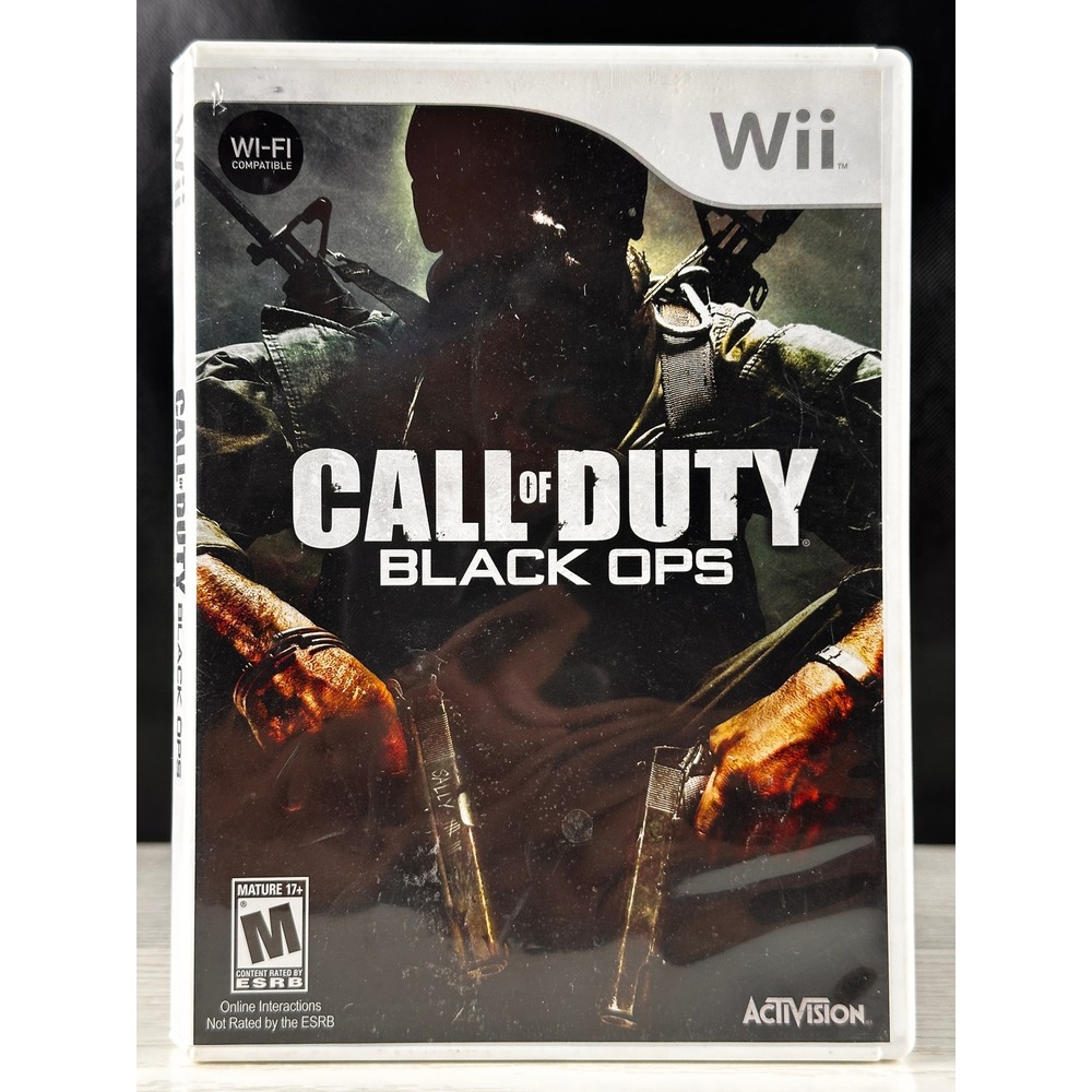 Call of‎ Duty Black Ops Wii Game Activision Shooter Mature Rated Activision